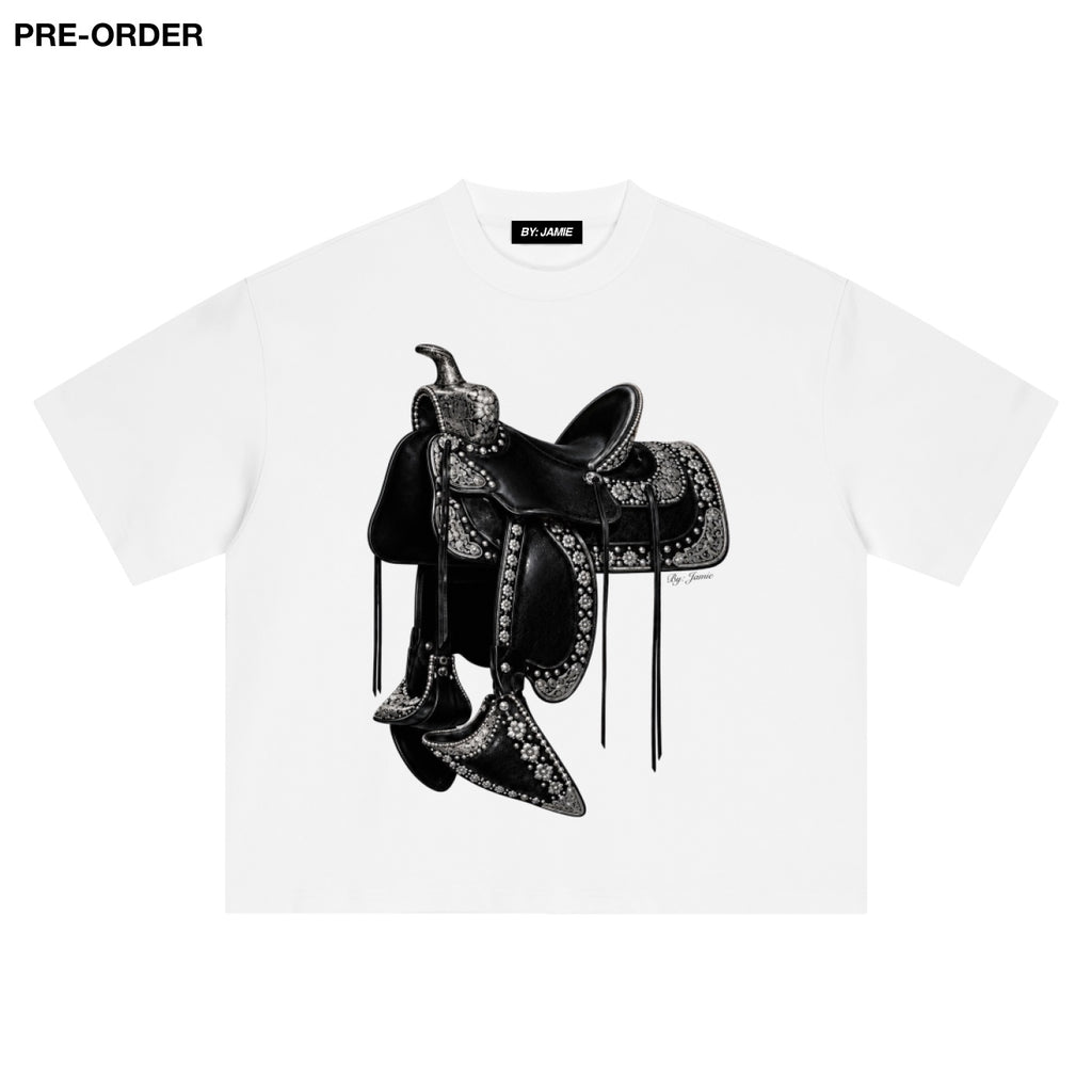 ADORNED SADDLE T-SHIRT