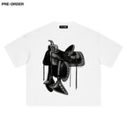 ADORNED SADDLE T-SHIRT