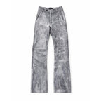 CRACKED LEATHER FLARE