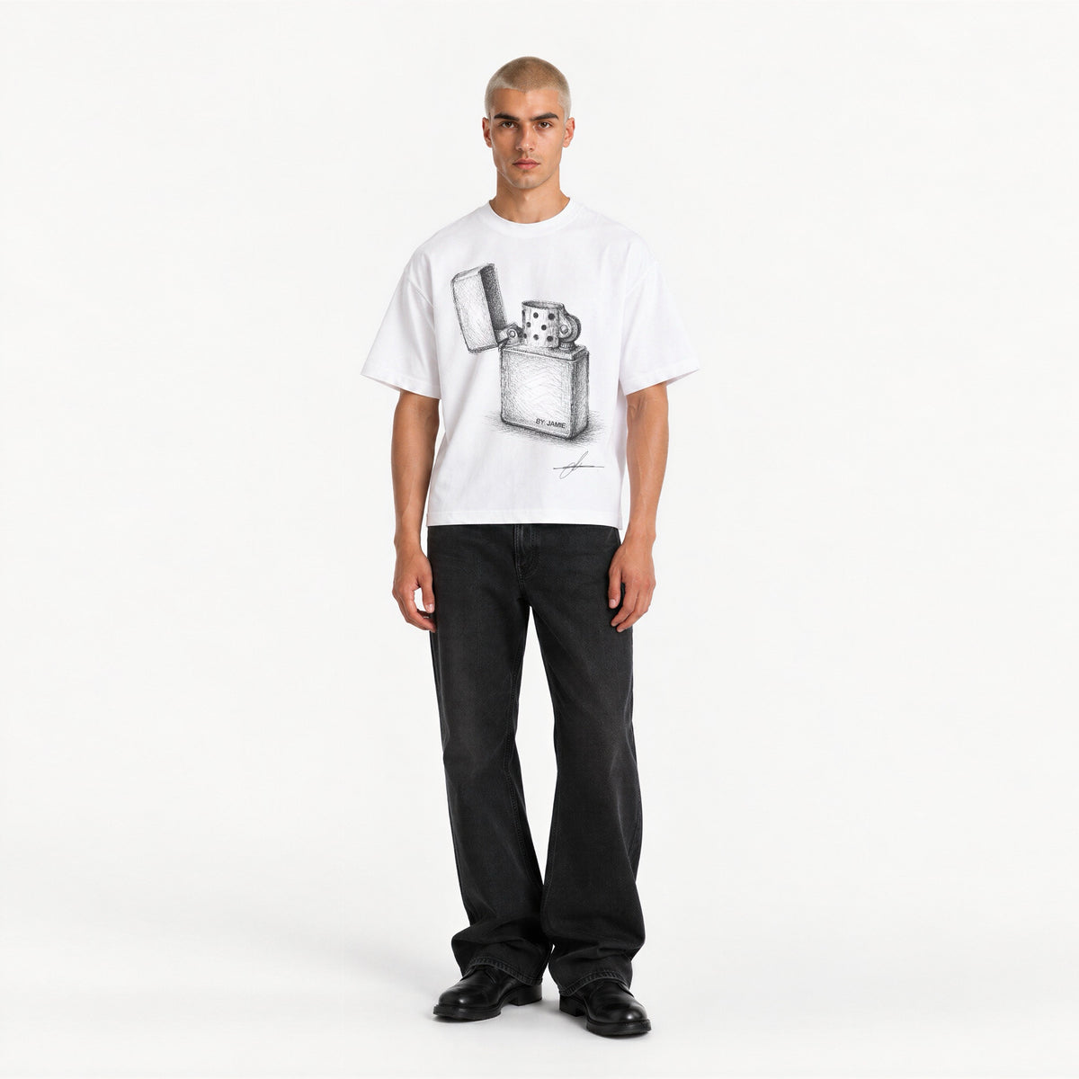 ILLUSTRATED LIGHTER T-SHIRT