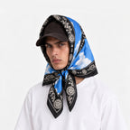 ADORNED SADDLE SILK SCARF